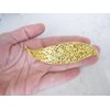 Gold or silver leaf hair clip clamp barrette (Primary color: Gold)