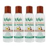 LeKair High Heat Protection Hair Polisher - Coconut Oil, Anti Frizz, Anti Breakage, Heat Protectant, Smooths & Protects, Daily Hair Treatment 4 Fl Oz - 4 Pack
