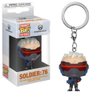 Funko Pop Keychain: Overwatch - Soldier 76 Collectible Figure, Multicolor