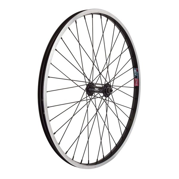 Wheel Master Front Bicycle Wheel 24 x 1.75 36H, Alloy, Quick Release, Black