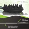 Cactus Scratcher Back Scratcher for Men, Women & Kids, Double Side Itch Reliever for Back, Head and Body, Compact Back Scratcher Extendable to 24.5 Inches - Black