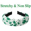 Budsmile St. Patrick’s Day Headbands for Women Girls Teens Green Shamrock Leprechaun Hat Hairbands Rainbow Lips Elastic Yoga Party Head Wrap