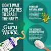 GuruNanda Hydroxyapatite Toothpaste, SLS & Fluoride Free, Whitening Toothpaste - Freshens Breath, Fights Plaque - Natural CocoMint Jasmine Neem, 4.2oz