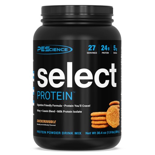 PEScience Select Low Carb Protein Powder, Snickerdoodle, 27 Serving, Keto Friendly and Gluten Free