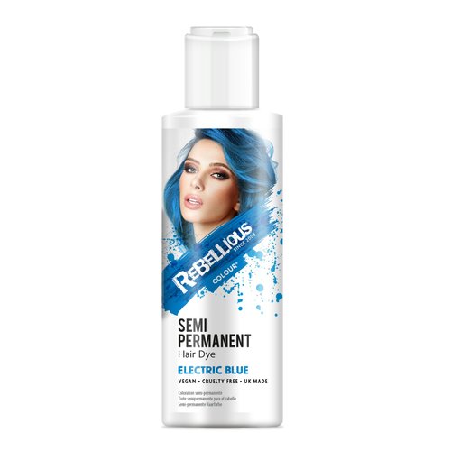 Paintglow Semi-Permanent Hair Dye, Electric Blue, 70 ml