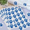 Harloon 20 Sheets 300 Pcs Paw Prints Temporary Tattoos Paws Foot Temporary Tattoo Removable Dog Paw Tattoo Stickers for Women Face Body Arm(Blue)