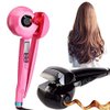 Automatic Ceramic Curler Machine Universal Voltage Temperature Adjustable, Professional Hair Curler Auto Rotating Curl Ceramic Machine (Black)