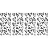 RoomMates RMK4884SCS Black Sketchy Hearts Peel and Stick Wall Decals