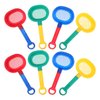 Toddmomy Plastic Sand Sifter Shovels 8Pcs Kids Sand Sifter Shovel Beach Sand Sifter with Handle Garden Beach Toys for Kids Sand Toys