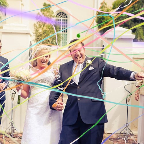 BATTIFE 30Pack Streamers Poppers - Colorful Hand Throw Confetti Poppers, No Mess Paper Crackers for Birthday Wedding Party Celebrations, Multi-Color