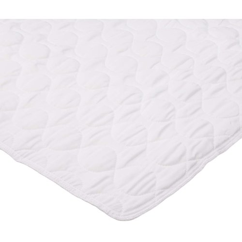 Linenspa 34" x 52" Skid Resistant Waterproof Sheet and Mattress Protector Pad-Highly Absorbent-Machine Washable-Quilted, White