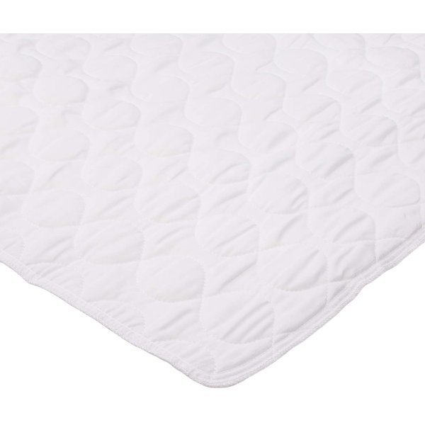 Linenspa 34" x 52" Skid Resistant Waterproof Sheet and Mattress Protector Pad-Highly Absorbent-Machine Washable-Quilted, White