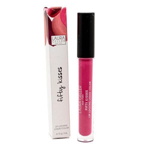 Laura Geller Fifty Kisses Lip Locking Liquid Color – Melon Crush | Long-Lasting, Non-Transfer Liq...