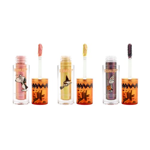 Profusion Cosmetics Peanuts Halloween Magical Wizard Chrome Liquid Topper Set, 3 PC Multi-Dimensional Glitter Eyeshadow Makeup for Intense Color Shift