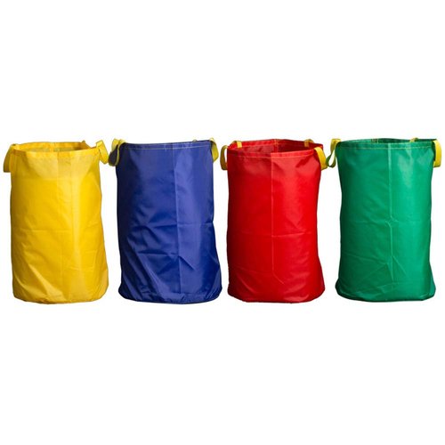 Wowagoga Potato Sack Race Bags 28x40'', Colorful Jumping Pocket Adult Sense Sports Game Equipment Party Accessory for Field Day，Outdoor Picnic Party(Set of 4)