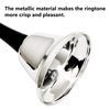 2 Pack Hand Bell, Silver Call Bell with Handle, Call for Pets, Patient Hand Bell, Child Bell, Wedding Bell, Dinner Bell, School Bell