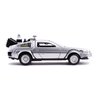Jada Delorean DMC (Time Machine) Silver Back to The Future Part II (1989) Movie Hollywood Rides Series 1/32 Diecast Model Car