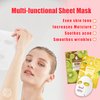 LingHaoLH 20 Pack Facial Sheet Face Mask Variety Set for All Skin Types,Hydrating Moisturizing Sheet Masks Combo