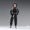 1/12 Scale Male Clothes,Men's Hoodie Pants Trousers Clothing for 6inch Male Action Figure Body Doll (Black Color)