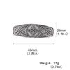 KKJOY Metal Celtic Knot Barrettes Vintage Witches Knot Hair Clips Hand Crafted Spring Clip Hair Pin Headpieces Wedding Bridal Hair Accessories for Women Girls
