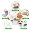 Aucenix Catnip Balls Toy for Cat, Wall Catnip Roller for Cat Licking, Teeth Cleaning Dental Edible Kitten Toy, Natural Rotating Crab Cat Toy (3 Colors)