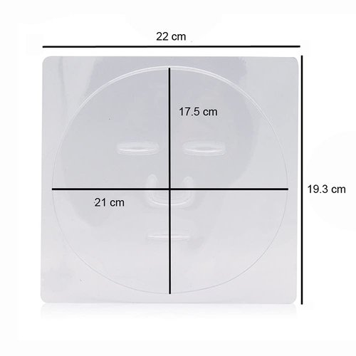 5 Pieces Transparent Plastic Mask Tray Seaweed Mask Mold Reusable Face Mask Maker Plate Care Make up Tool