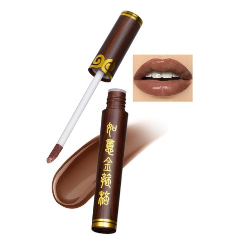 MIESCHER Mocca Gold Shine Lip Gloss Lipstick Long Lasting, High Shine Liquid Lipsticks for Women Non-Transfer Smudgeproof Smooth and Easy to Apply Cruelty-Free Lip Color, 03 Mocca