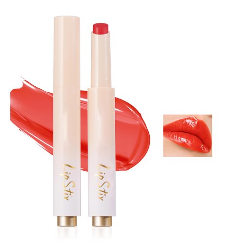 Easilydays Moisture Lip Tint, Mirror Water Long-Lasting, High Pigmented Lipstick, Lip Stain, Waterproof, Dewy Water Lightweight Matte Finish, Non-Stick Cup Velvet Lip Glass Lip Makeup for Women, 05