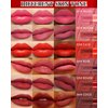 3 Pcs Matte Lipstick for Women Set, Rose Cherry Dark Red Brown Red Nude Matte Lipstick Long-Lasting Lip Makeup,Waterproof Smudge Proof Velvet Lip Gloss 24 Hours Lip Stick Lip Color Gift for Girl-Set B