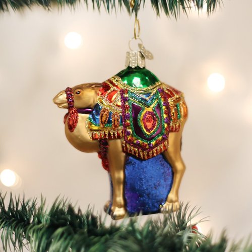 Old World Christmas Ornaments: Spiritual Gifts Glass Blown Ornaments for Christmas Tree, Magi's Camel