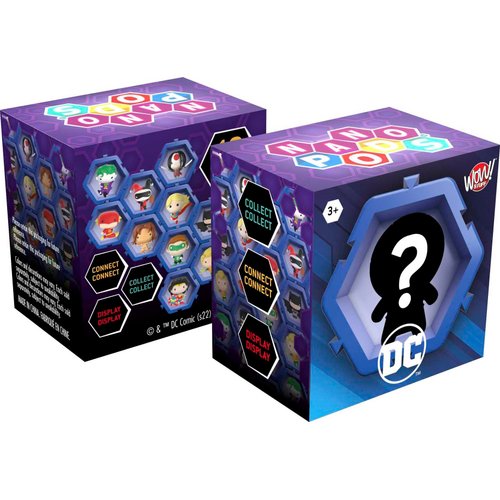 Mattel NANO PODS Connectable Collectable DC Universe Surprise Toy Character Figure Inside Attached Pod, Connect to Other PODS (Styles May Vary)