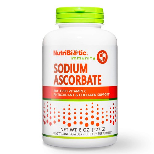 NutriBiotic - Sodium Ascorbate Buffered Vitamin C Powder, 8 Oz | Vegan, Non Acidic &amp; Easier on Di...