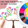 Xuyyicao Kids Washable Finger Paint Set,36 Color Funny Finger Painting with Book for Kids,Art Painting Supplies for Painting DIY Crafts,Gifts
