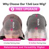 JUBOTIN 13x6 HD Lace Front Wigs Human Hair Straight 180% Density Human Hair Wig 13x6 Straight Wigs for Black Women Glueless 13x6 Lace Front Wigs Human Hair Pre Plucked Lace Front Wigs 28 Inch