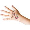 Tatodays 16 x Unicorn temporary tattoos sheets for girls age 7-8 unicorns hearts rainbows stars fake transfer stick on tumblers