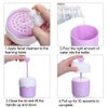 gofidin 2 Pcs Plastic Bubble Foamer, Whip Bubble Maker, Facial Cleanser Foam Maker Cup, Bubble Foamer Device for Face Cleaning