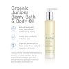 Kerstin Florian Organic Juniper Berry Body Oil, Nutrient-Rich Moisturizer with Vitamin E, Coconut and Jojoba Oil, Natural Essential Oils for Massage and to Relax Muscles (3.4 fl oz)