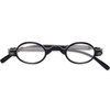 The Potter Unisex Reader, Metal Round Vintage Spring Hinge Reading Glasses for Men and Women + 3.00 (2 Black)