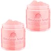 Pink Himalayan Salt Body Scrub (Pack of 2), Deep Cleansing & Moisturizing scrubber For Women, Exfoliating Scrub for Soft Skincare, Removes Dead Skin Cells, Natural Face, Foot, Hands Exfoliation