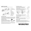 WORKPRO W052002 Block Plane, 1-5/8 In. Wide Blade, Cast Iron Body, Adjustable Cutting Depth, Black (Single Pack)