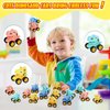 18 Pcs Mini Dinosaur Pull Back Cars for Kids Racing Vehicles Toys with Storage Box Bulk Children Dino Cars Party Favors Supplies Pinata Fillers Birthday Gifts for Toddlers Boys Girls Over 3 Years