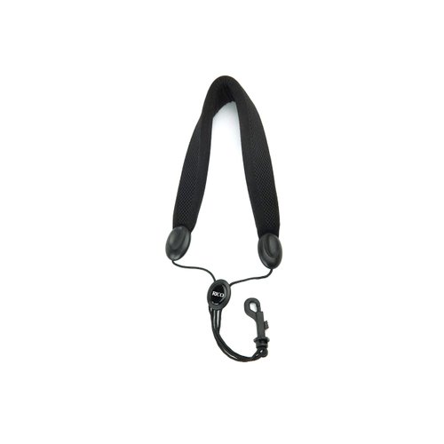 D'Addario D'Addario Saxophone Neck Strap - For Alto Saxophone & Soprano Saxophone - Padded Sax Neck Strap - Snap Hook,Black,SJA18