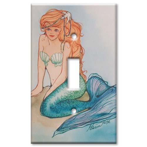 Art Plates - Mermaid Switch Plate - Single Toggle
