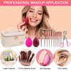 All in One Makeup Kit, Makeup Kit for Women Full Kit, Travel Make Up Gift Set for Women, Teens & Girls, Includes Eyeshadow Lipstick Eyeliner Eyebrow Pencil Brush Set, Beginners and Professionals Alike