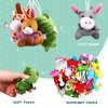 Sumind 42 Pcs Mini Plush Animals Toys Set, Cute Small Stuffed Animal Plush Keychain Decorations for Easter Themed Party Favors, Carnival Prizes, Classroom Rewards, Goodie Bags Filler (Cute Style)