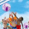 Inflatable Beach Balls Bulk 16" Glitters Pool Toys Balls for Pool, Beach, Halloween Pool Party - Swimming Pool Game Water Beach Toys Kid Party Favor Halloween Decorations Blow Up Beach Ball (12 Pack)