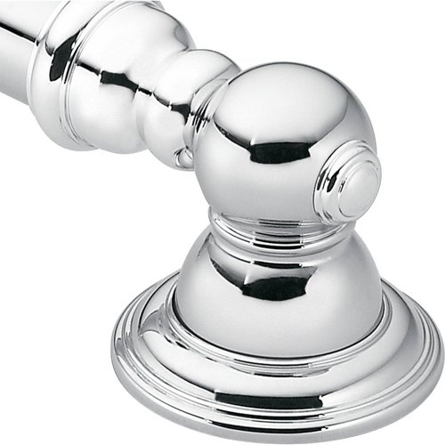 Moen YG5418CH Bathroom Safety 18-Inch Stainless Steel Traditional Bathroom Grab Bar, Chrome