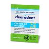 Dr. B Dental Solutions Cleanadent Wipes - Convenient Denture Cleaning Wipes, Refreshes Gums, No Artificial Colors/Flavors - 30 Pack