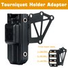 Guayma Tourniquet Holder Adapter with QLS Kit,Tactical Holster Adapter Police Airsoft Gear,Black