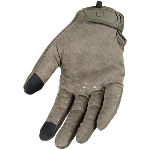 LAPG Men's Core Patrol Glove, Durable and Lightweight Tactical Work Gloves for Men, Touchscreen Compatible Shooting Gloves, Enhanced Grip for Better Control, Ranger Green, Medium